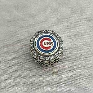 Pandora Chicago Cubs Baseball Exclusive Charm Pendant, S925 Silver Jewelry